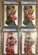 Street Fighter Masters SWIMSUIT ARCADE VARIANTS REIQ UDON/LE + Morrigan Sketch +