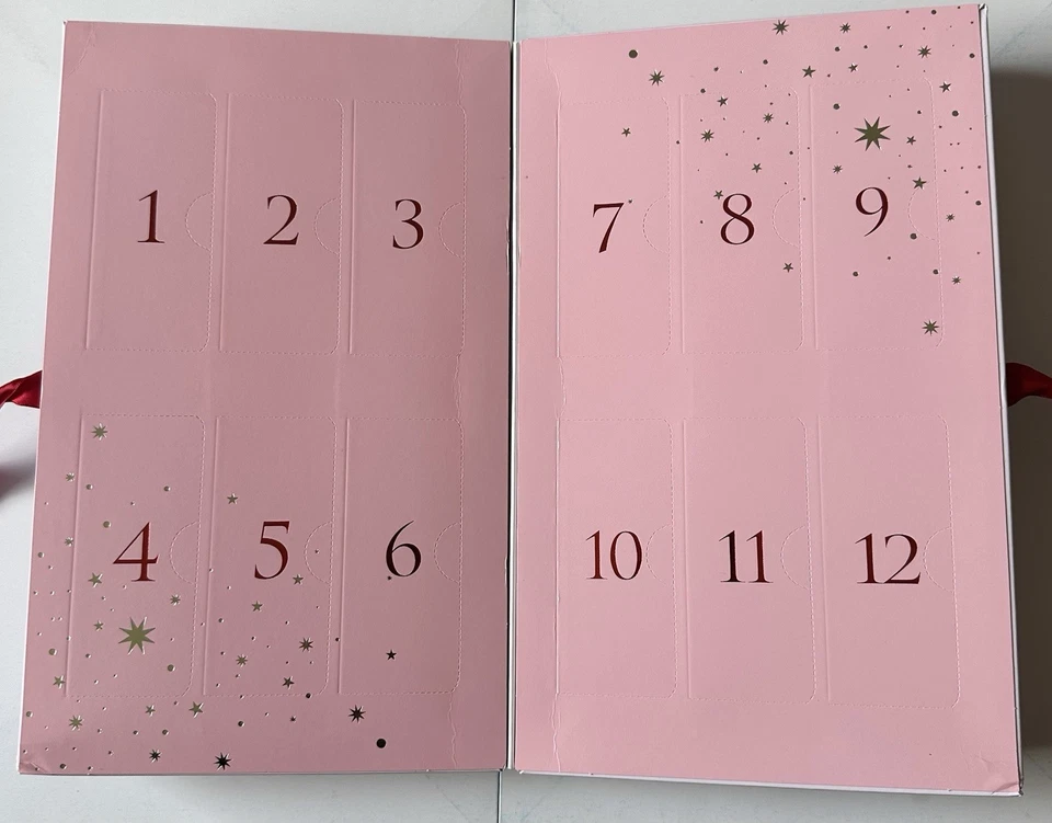 Victorias Secret 12 Days Of Panties Lacie Thong Holiday Advent Calendar XL New! - Image 2 of 4