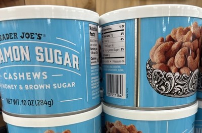 2 Packs Trader Joe s Cinnamon Sugar Cashews 19 oz Each LIMITED