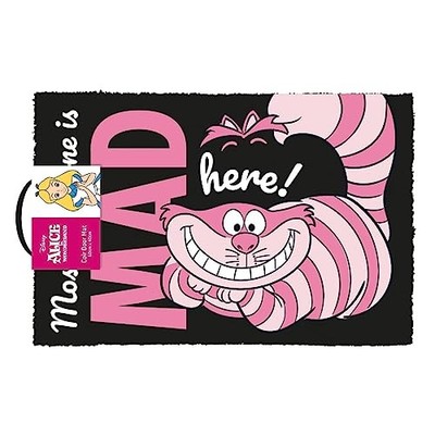 DISNEY - Alice In Wonderland Were All Mad Here Door Mat - Door Mat - F600z