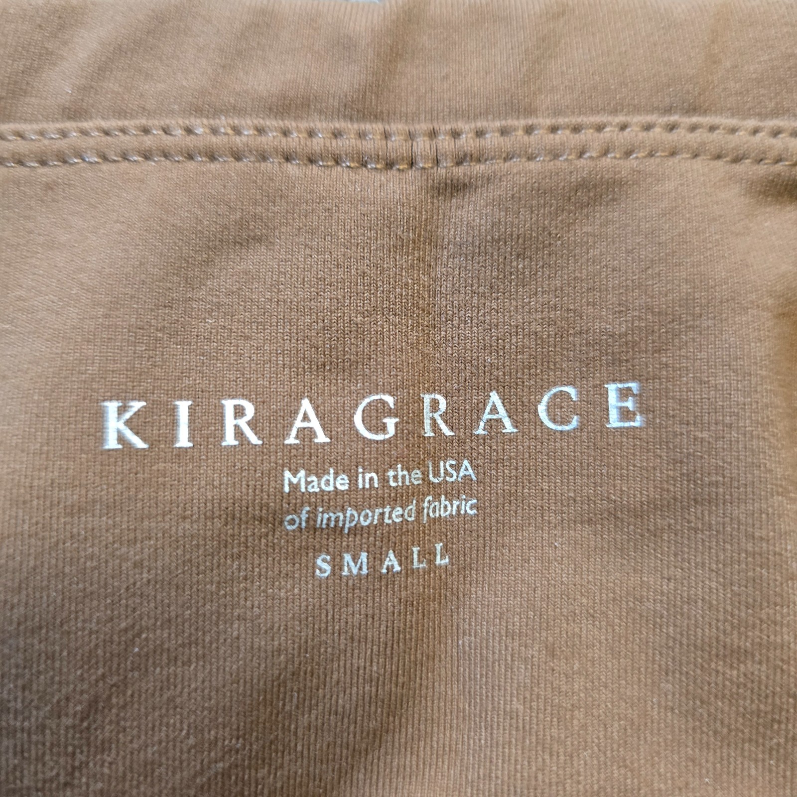 Kira Grace Pants Womens Size Small Brown Wide Leg Pull On Pockets Capsule Casual image 4