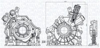 ÖLpumpe Magneti Marelli 351516000084 FüR Opel Crossland P17 P2QO Combo K9 A18 3