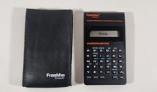 FRANKLIN WORDMASTER ELECTRONIC DICTIONARY WM-1200 WITH SOFT CASE