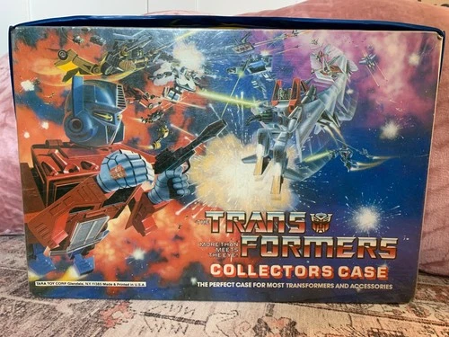 Vintage 1984 Transformers Collectors Carrying Case Tara Toy Corp 75100