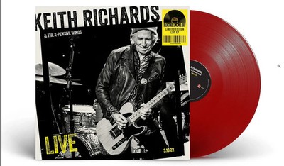 KEITH RICHARDS & THE X PENSIVE WINOS - LIVE EP red Vinyl Rolling Stones RSD 2025