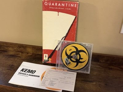 Quarantine for 3DO - Box, Manual, Registration Card. Tested, Works, Great Shape