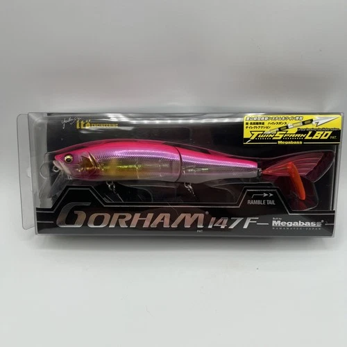 Megabass Gorham 147F GP Aurora Pink Back Subsurface Walking Bait 1 1/8oz