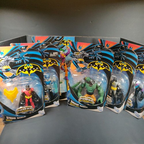 Two Face Mattel Batman 2011 Power Attack Figure Lot of 6 New Sealed Robin Joker ...