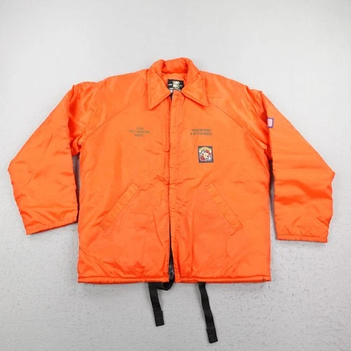 Vintage Stearns Jacket Large Type III Industrial Flotation Padded Fishing Coat - product listing photo