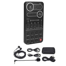 For Computer Sound Card Portable Mixer with Evading Function 13 Sound Modes