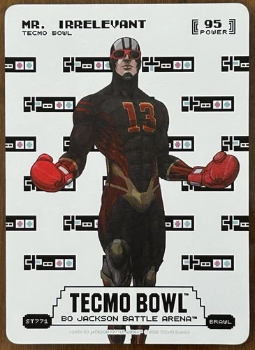 Bo Jackson Battle Arena Tecmo Bowl Mr Irrelevant Brock Purdy Sore Thumb ST771