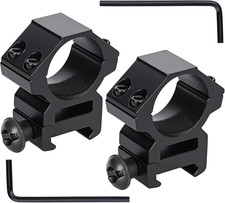 Scope Rings Set, 2 Pcs Scope Mounts with Hex Wrenches, 1 Inch Scope Rings