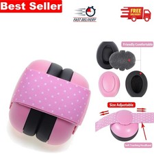 Infant Noise Reduction Earmuffs: 30 dB Protection for Babies 0-36  - Pink