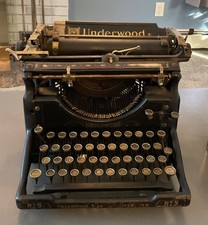 VINTAGE Underwood No. 5 Standard TYPEWRITER Early 1900’s thumbnail