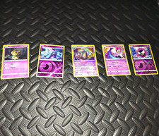 Pokemon TCG Sun & Moon Psychic 5-Card Lot Rev...