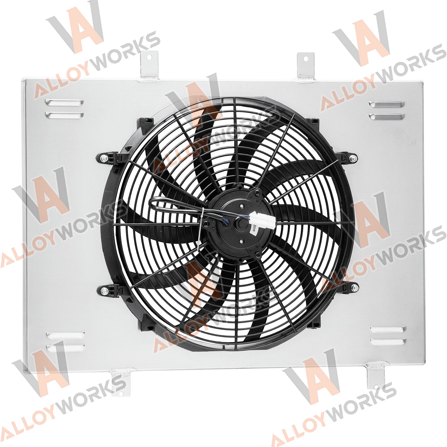 Aluminum Shroud Fan For 1999-03 01 Dodge Ram 1500 2500 3500 Van 3.9L 5.9L V6 V8 thumbnail 5