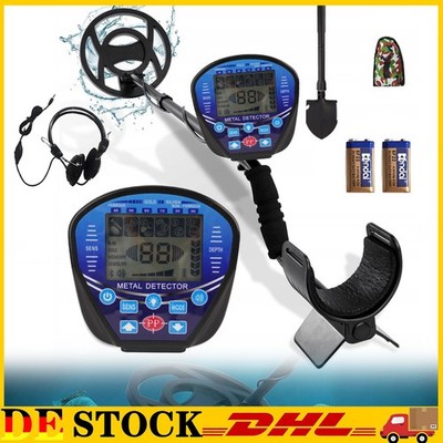 LCD Metalldetektor Metallsuchgerät Gold Metal Detector Wasserdicht 5-Modi DHL