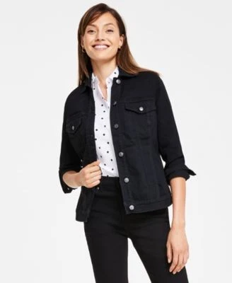 Gloria Vanderbilt Amanda Classic Denim Jacket 29038212988 S RT $69.0 #3