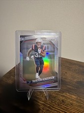 2025 Panini Prizm Treveyon Henderson Rookie Silver Prizm RC No. 343