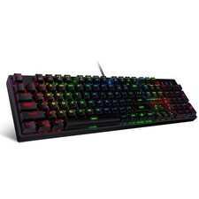 Redragon K582 RGB Mechanical Gaming Keyboard, 104 Keys, 16.8M RGB Backlit