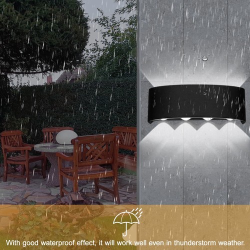 LED -Wandleuchte Solarleuchten Für Den Außenbereich Universelle LED-Beleuchtung - Bild 10 von 12