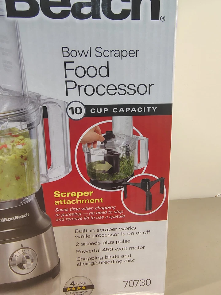 Hamilton Beach 70730 10c Food Processor & Vegetable Chopper ~Scaper Attachment! - Image 2 of 4