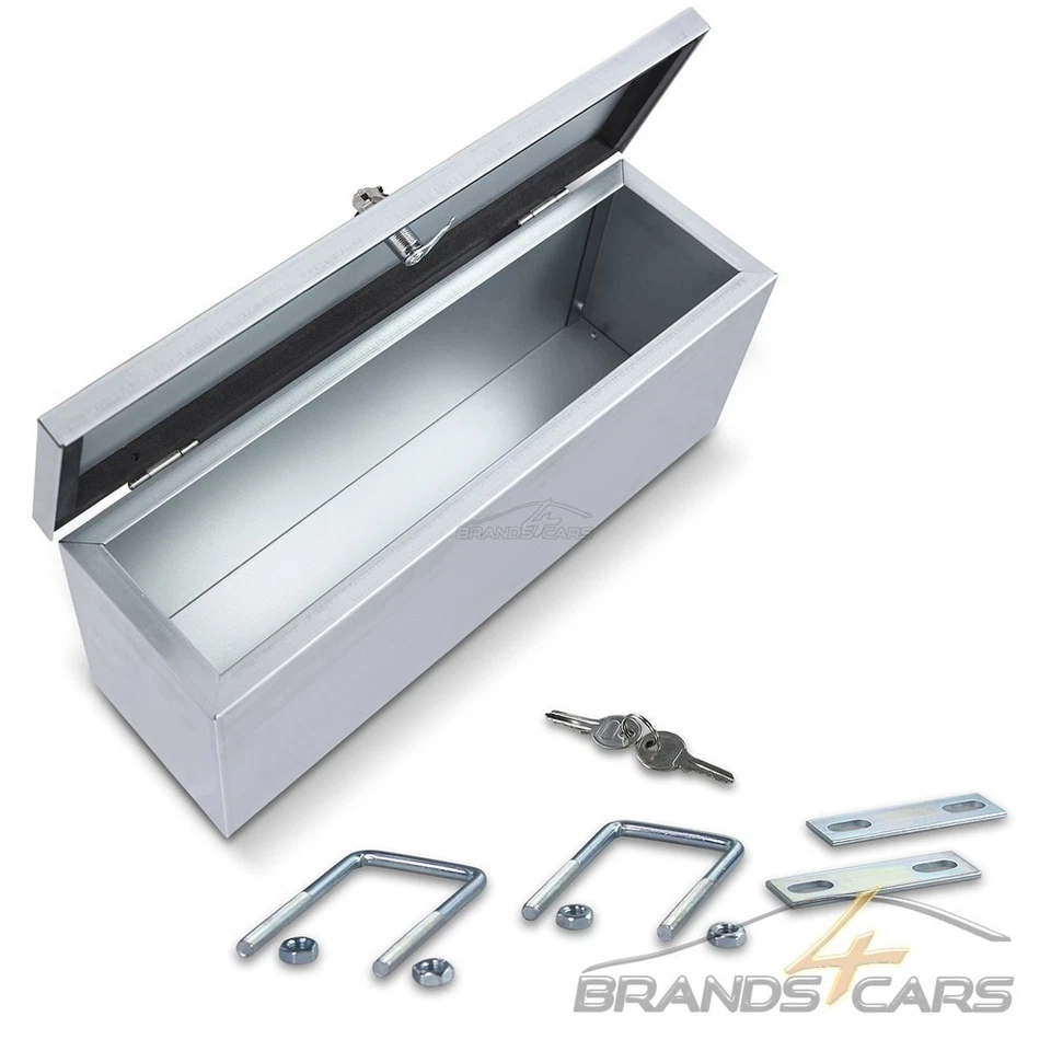 ENVA ANHÄNGERBOX DEICHSELBOX GURTKISTE TRUCKBOX STAUBOX METALLBOX - VERZINKT - Bild 1 von 4