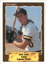 Rich Aude 1990 CMC #851 RC Augusta Pirates FREE SHIPPING AutographDen