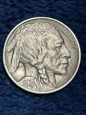 1915 P Buffalo Nickel Gorgeous Coin, Horn, Forked Tail. UNC Amazing Strike!#2
