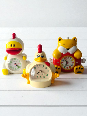 Lot of 3 Vintage Novelty Alarm Clocks '80s – Imoto Japan Chicken