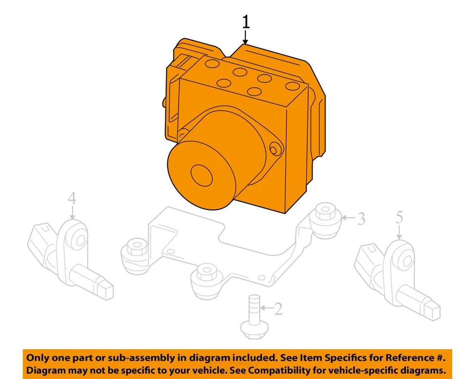 Conjunto de piezas de freno antibloqueo bomba ABS para AUDI Q3 732578 15-18 Foto 3 de 4