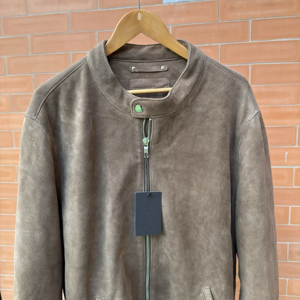 Thursday Boot Co. Men’s Racer Jacket Sz: XXL XX-Large (Relaxed Fit) Lamb Suede - Image 2 of 4