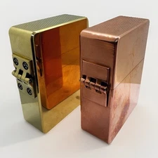 Heavyweight Solid Copper/Brass Lighter-Mounted Hinges & Custom Anti-Evaporation!