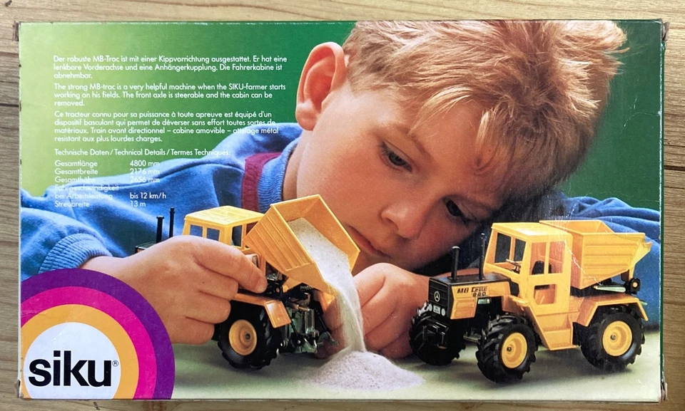 Siku 2951 Trattore Mercedes Benz MB-Trac con ribaltabile 1:32 - Immagine 2 di 4