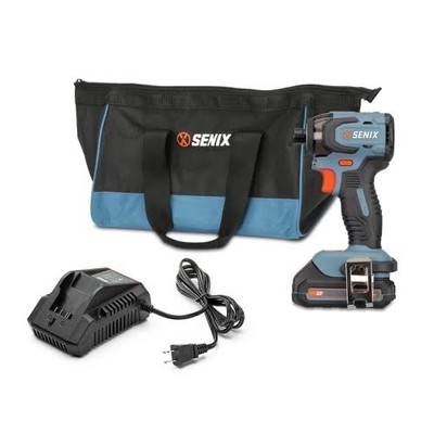 Senix X2 20V Brushless Cordless Impact Driver 1/4'' NEW 5 YEAR MANUFACTURWARRANTY