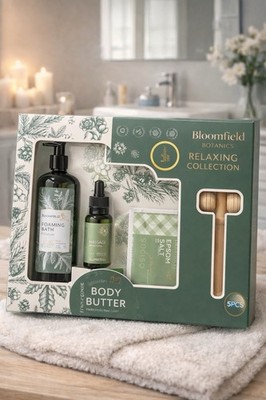 Bloomfield B Relaxing Body Collection 5 Piece Eucalyptus Bath Spa Set