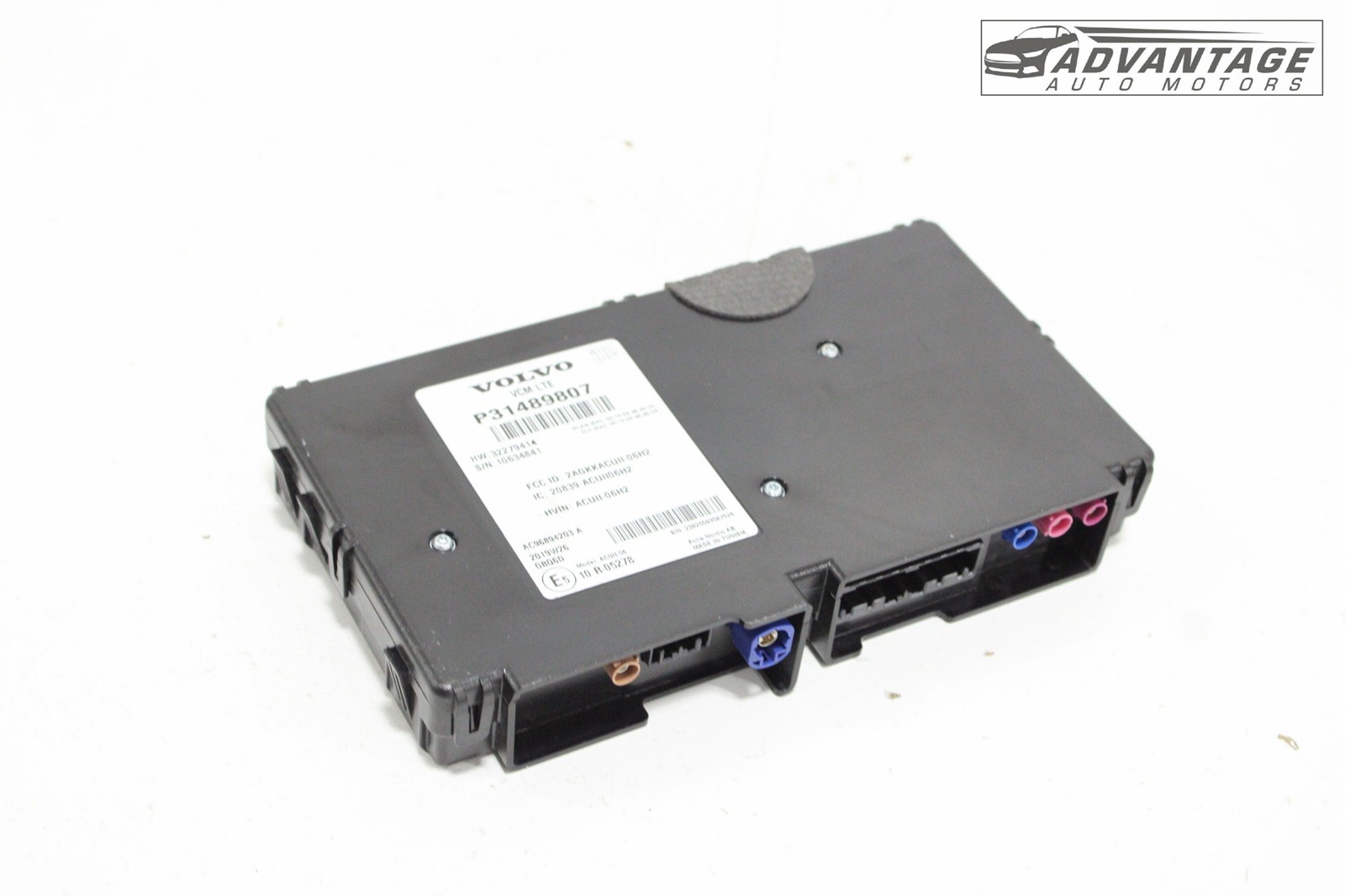 Vcm Computer 2020 VOLVO XC90 VEHICLE COMMUNICATION COMPUTER CONTROL MODULE VCM LTE ...