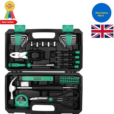 Leichter 62-teiliger Reparatur-Werkzeugkoffer für Zuhause - vielseitige & tragbare Lösung