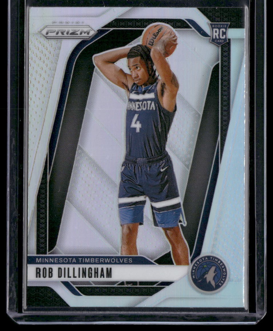 2024-25 Panini Prizm #250 Rob Dillingham Prizms Silver Rookie Rc