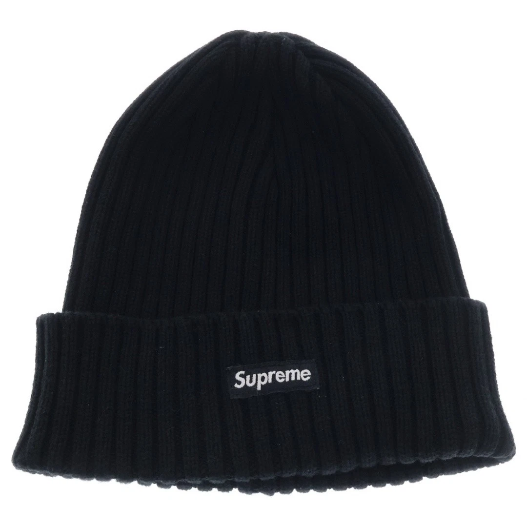 SUPREME 23SS bonnet surteint petite boîte logo bonnet tricot chapeau noir occasion 00364f9e12c1