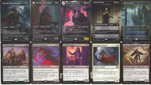 Mazo personalizado Dracula Commander EDH - Drácula the Voyager Count - Vampire Magic The Gathering - Imagen 1 de 7