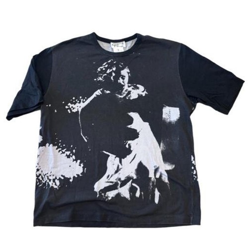 Agnès b., vintage 90s agnes b homme king kong movie tee shirt top 2 france black white