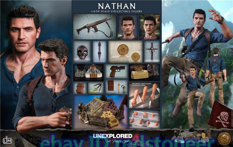 Limtoys Uncharted Nathan Drake 1/6 Male Action Figure Model