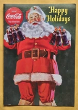 Coca-Cola Christmas Greeting Card (+ Envelope 5x7")