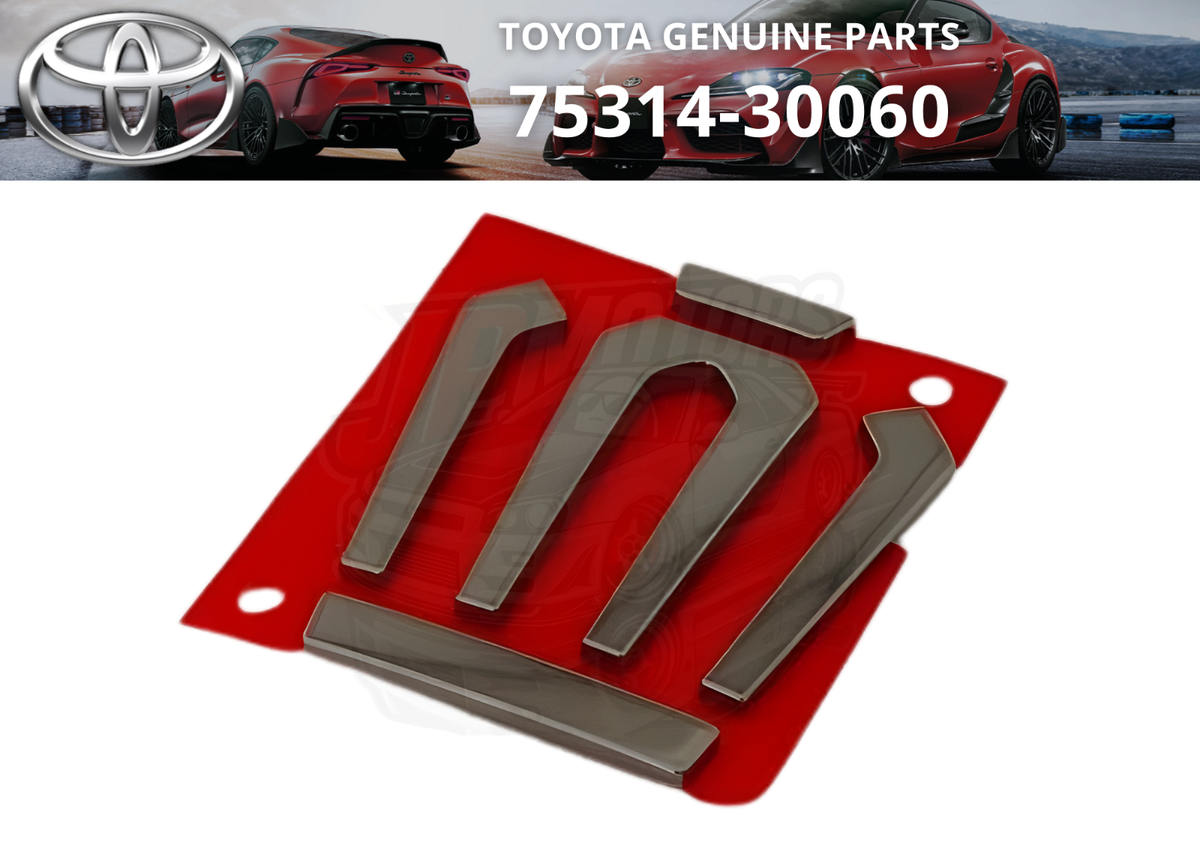 gion様確認ページ TOYOTA GENUINE 75314-30060 CROSSOVER FRONT HOOD SYMBOL CROWN LOGO