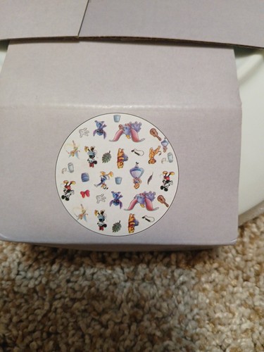 Set Of 4 Disney 100 Ceramic Dessert Plates (Lunch, Salad) 8" New In Package - Picture 3 of 6