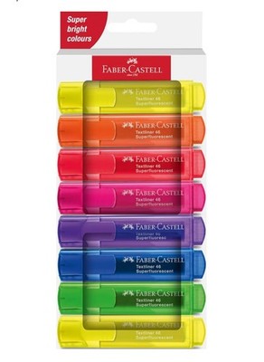 Faber Castell Textmarker Textliner 46, 8er-Pack NEU OVP