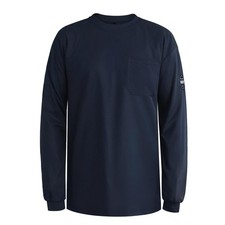 Uno Mejor Welding Jacket, 5.5oz FR Shirts for Men, Navy-YL S Flame Resistan...