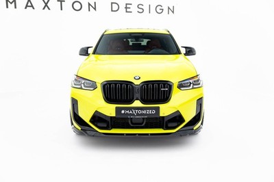 Maxton Design Frontlippe passend für BMW X4M F98 FL schwarz Hochglanz