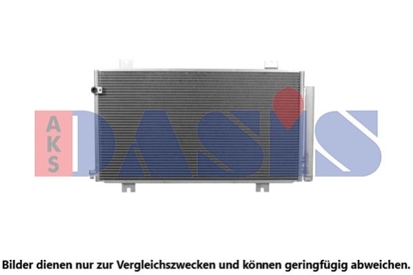 Kondensator Klimaanlage AKS Dasis 102048N FÜR Honda Klimakondensator KlimakÜHler-image
